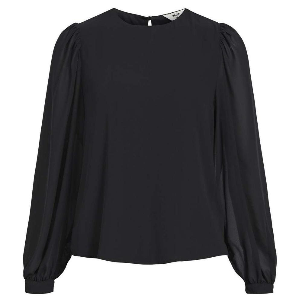 Blouse Noire fluide Femme Vero Moda Mila vue 3