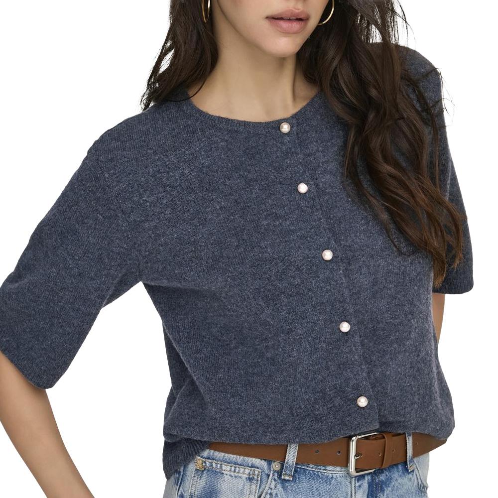 Damen-Strickjacke in Marineblau von JDY Rue günstig