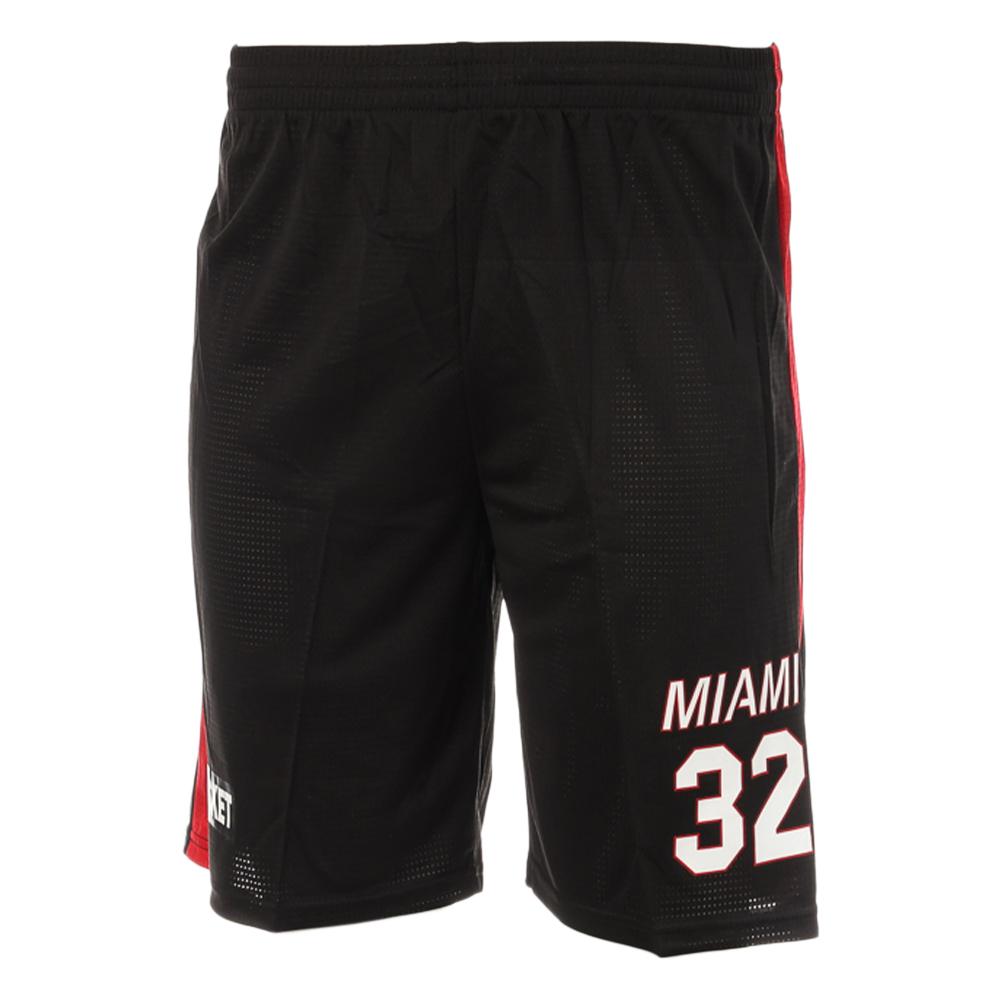 Pantalón Corto de Baloncesto Miami Negro/Rojo Hombre Sport Zone barato