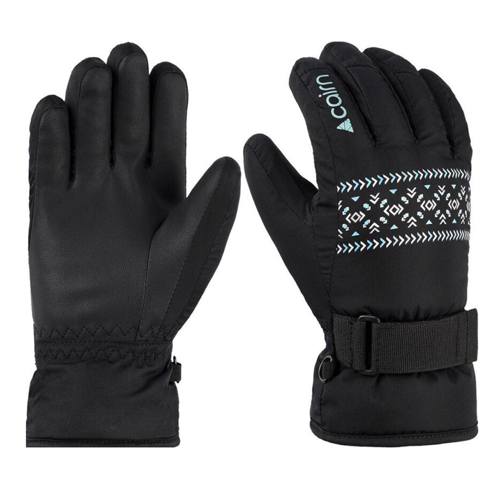 Guantes Cairn Madison negro/azul para niño y niña barato