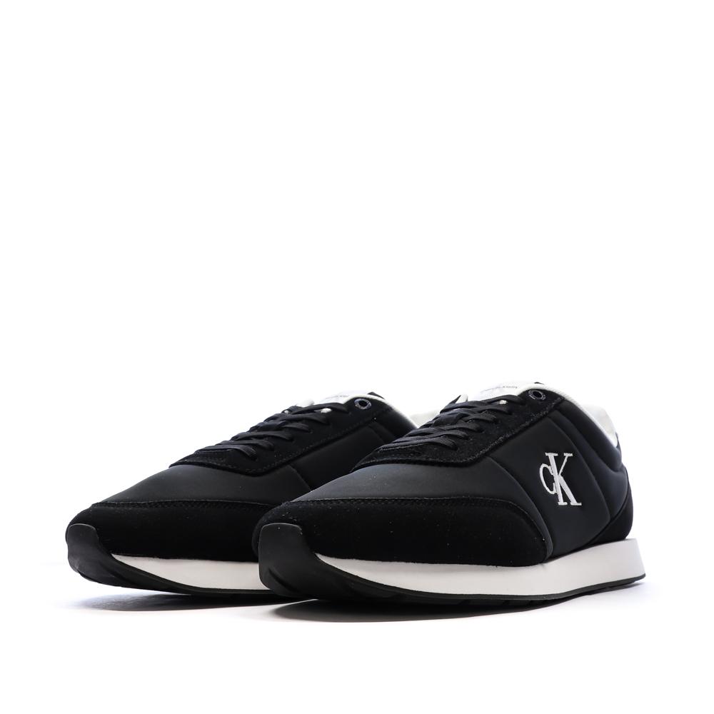 Baskets Noir Homme Calvin Klein Jeans Retro Runner vue 6