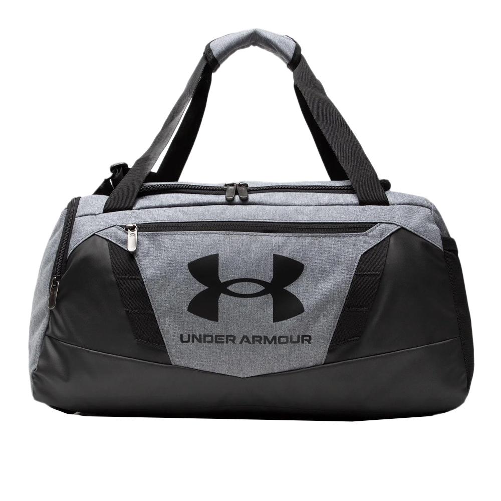 Bolsa de viaje gris/negra para hombre Under Armour 5.0 Duffle barato