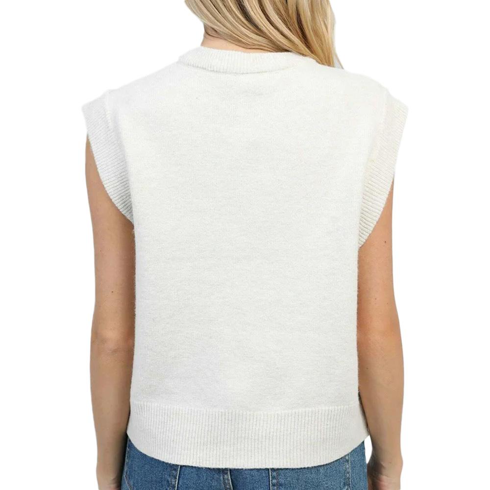 Gilet Ecru Femme An'ge Lucie vue 2