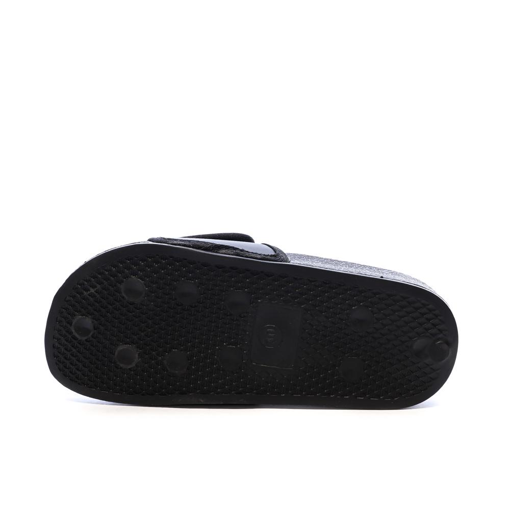 Claquettes Noires/Vert Garçon Umbro Tao vue 2