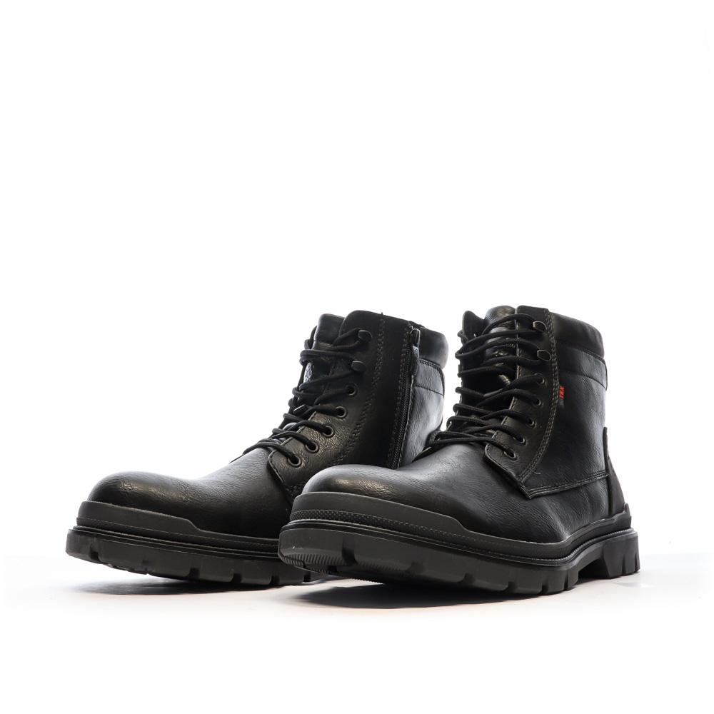 Boots Schwarz Mann Relife Vifrone Ansicht 6