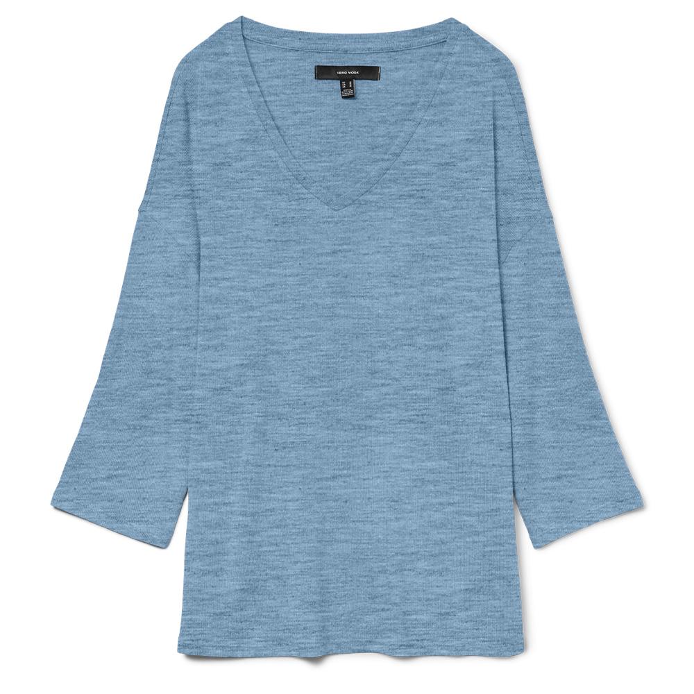 Pull Bleu Femme Vero Moda Briannas pas cher