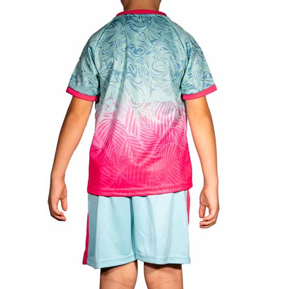 Ensemble Turquoise/Rose Enfant Sport Zone Miami vue 2