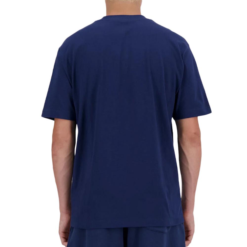 T-Shirt Marine Homme New Balance MT51801 vue 2