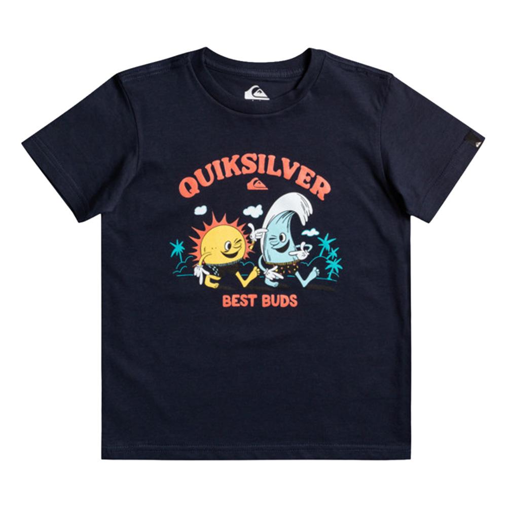 T-Shirt Marine Garçon Quiksilver Bestbuds pas cher