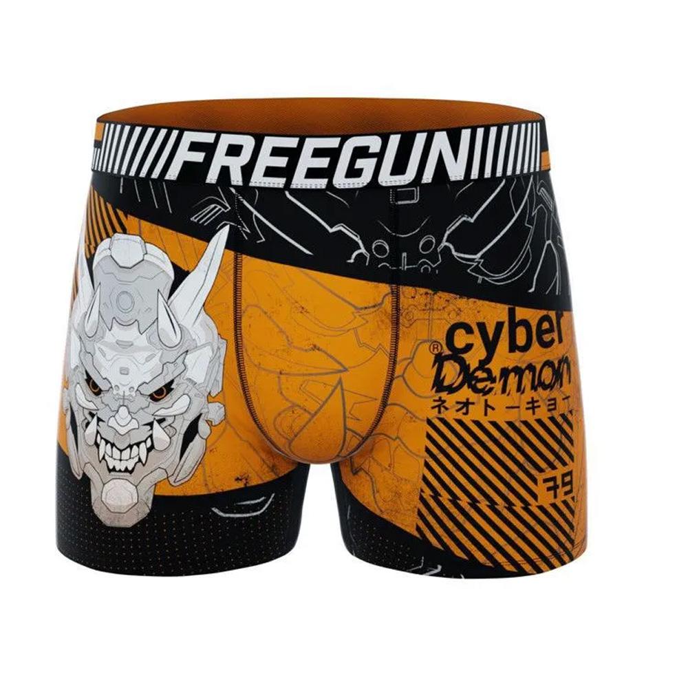 Boxer Schwarz/Orange Mann Freegun Cyber Demon günstig