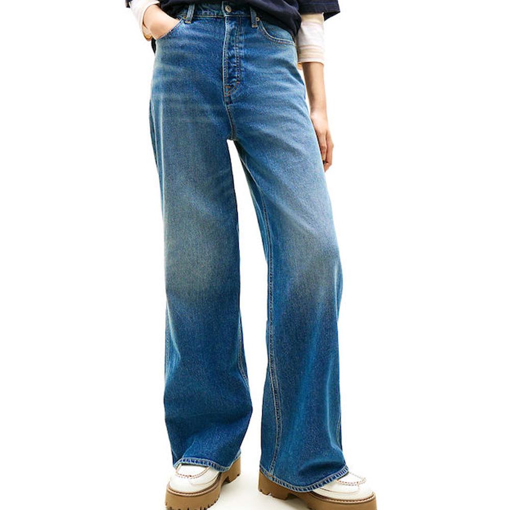 Tommy Hilfiger Claire – Weite blaue Damenjeans günstig