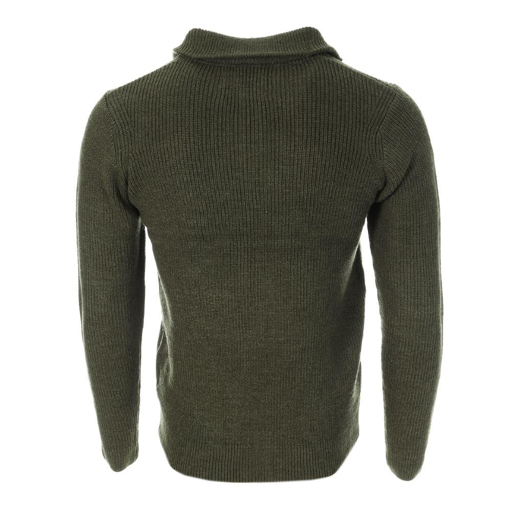 Men's Khaki 1/4 Zip Sweater RMS26 Camioneur Photo of the Espace des Marques %store% store - view of %key%