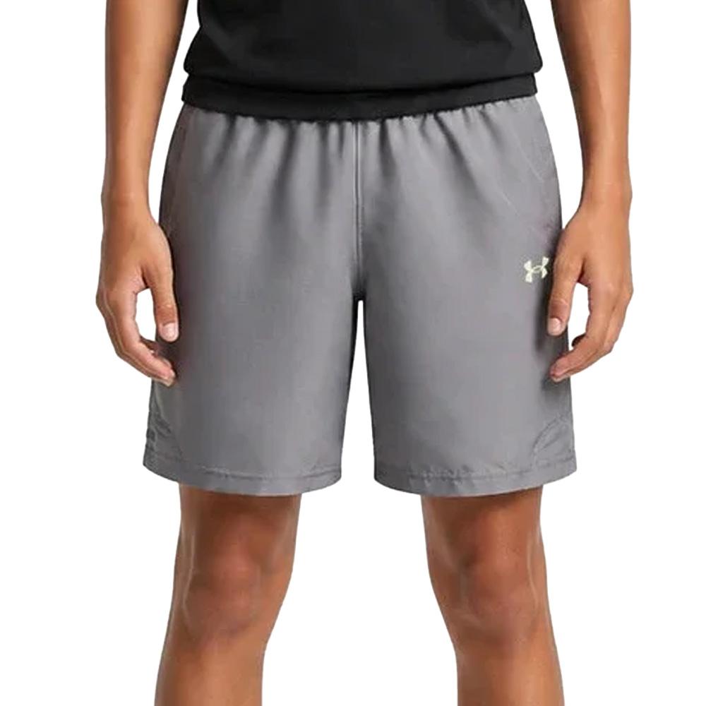 Pantalones cortos deportivos grises para niño Under Armour Tech Utility barato