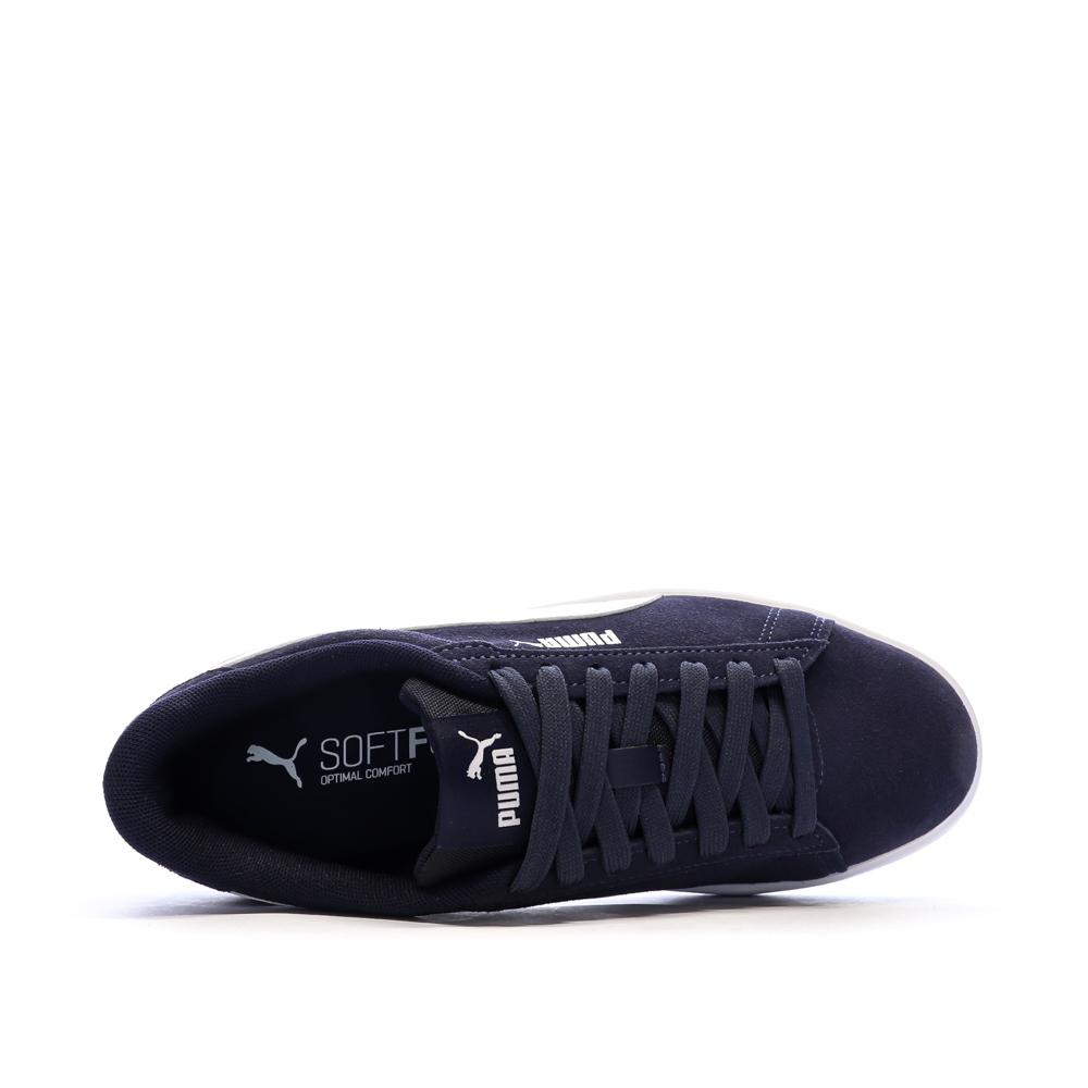 Baskets Marine Mixte Junior Puma Smash 3.0 vue 4