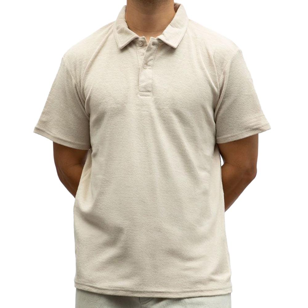 Polo beige para hombre de Paname Brothers, de felpa barato