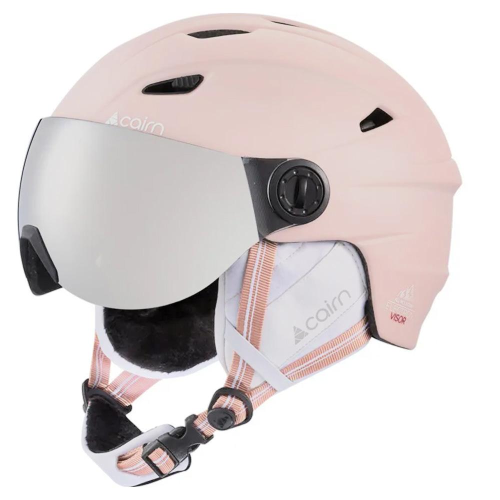 Casque de Ski Rose Femme Cairn Electron Visor pas cher