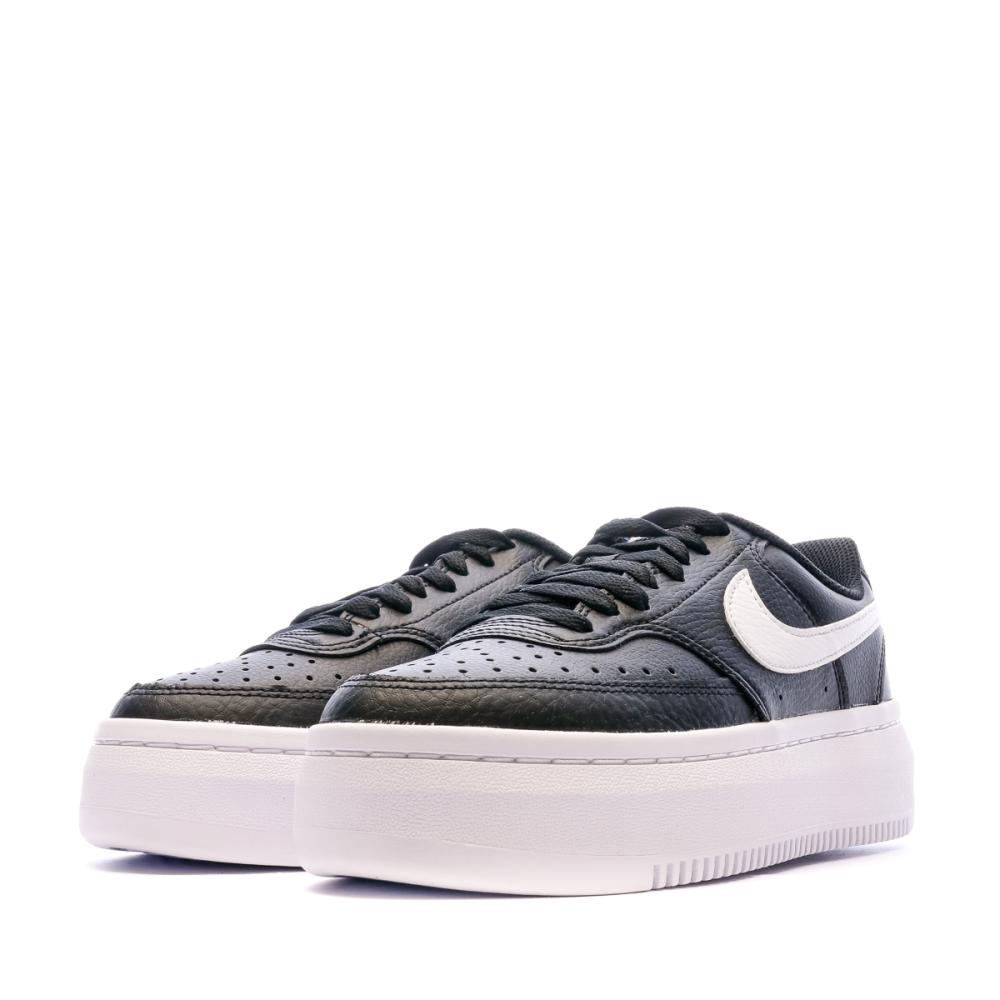 Baskets Noir/Blanc Femme Nike Court Vision Alta vue 6