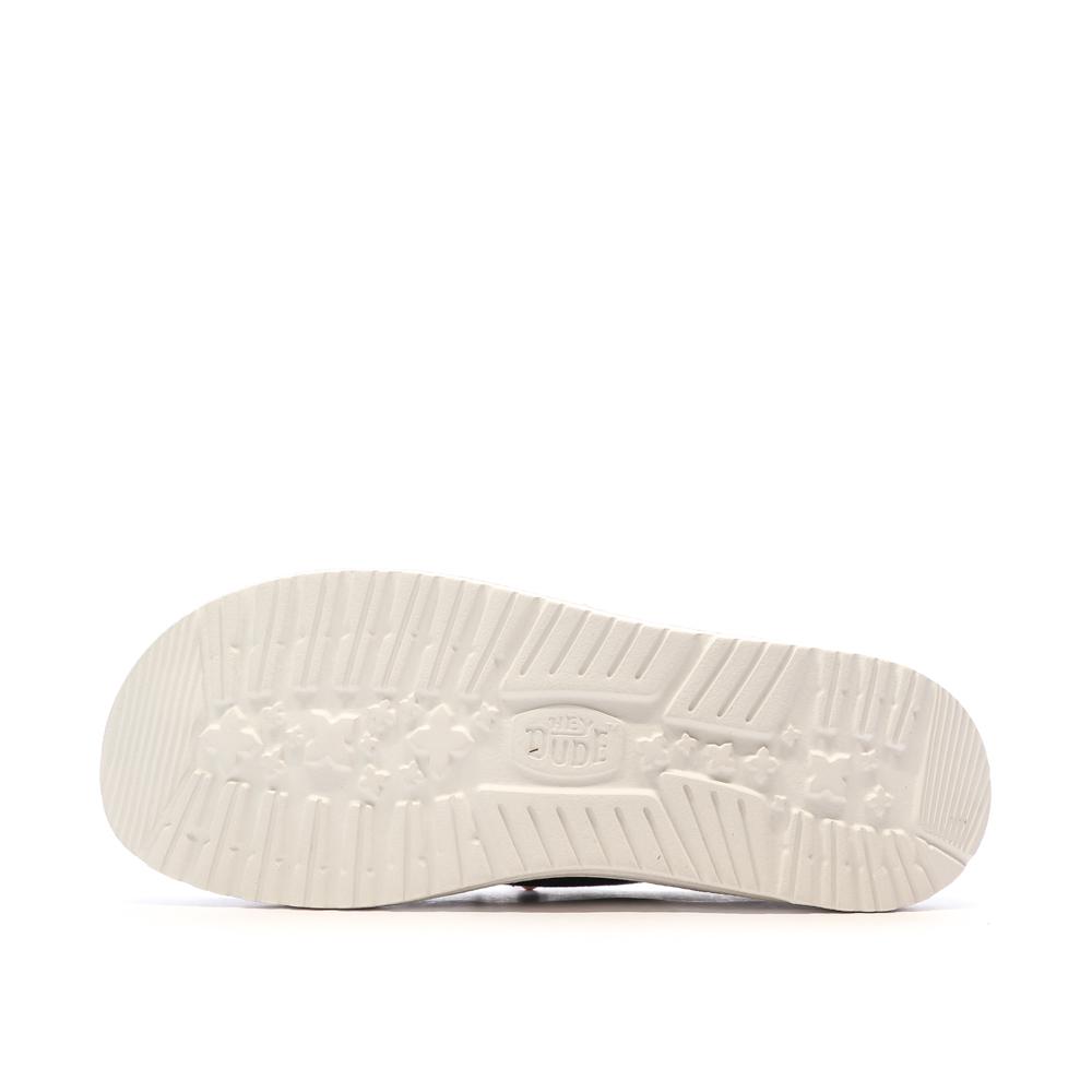 Zapatillas Hey Dude Wendy Boho Gris/Rosa, Mujer ver 5