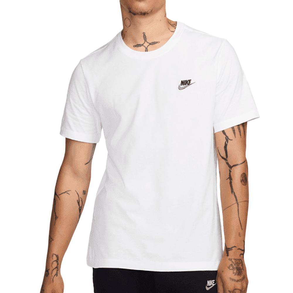Nike Sportswear Club Men's White T-Shirt affordable