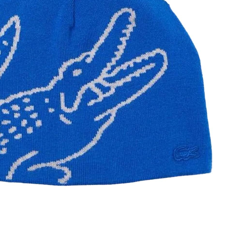 Lacoste Herren Blau/Weiß Mütze mit Stickerei Ansicht 2