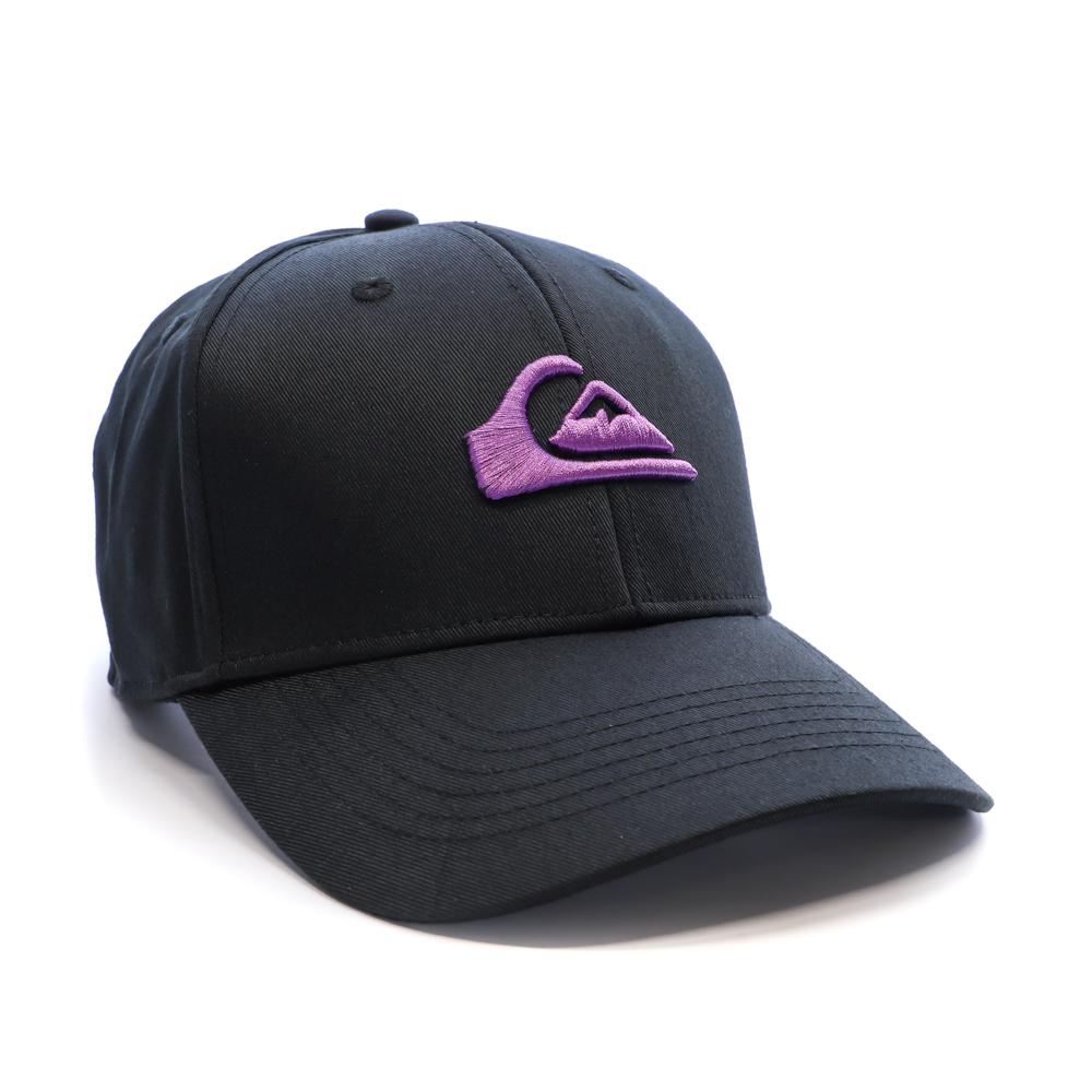 Gorra negra/morada para hombre Quiksilver Decades Hdwr ver 2