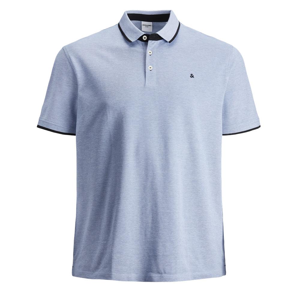Polo Bleu Homme Jack & Jones Paulos vue 3