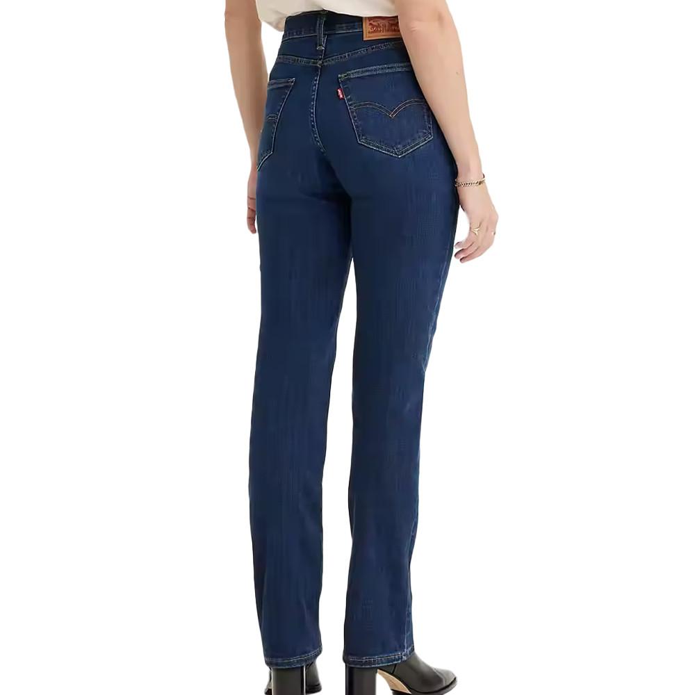 Women's Levi's 724 High-Rise Slim Raw Blue Jeans Photo of the Espace des Marques %store% store - view of %key%