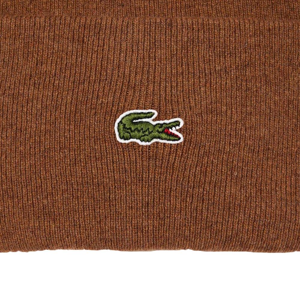 Bonnet Marron Mixte Lacoste RB9825 vue 2