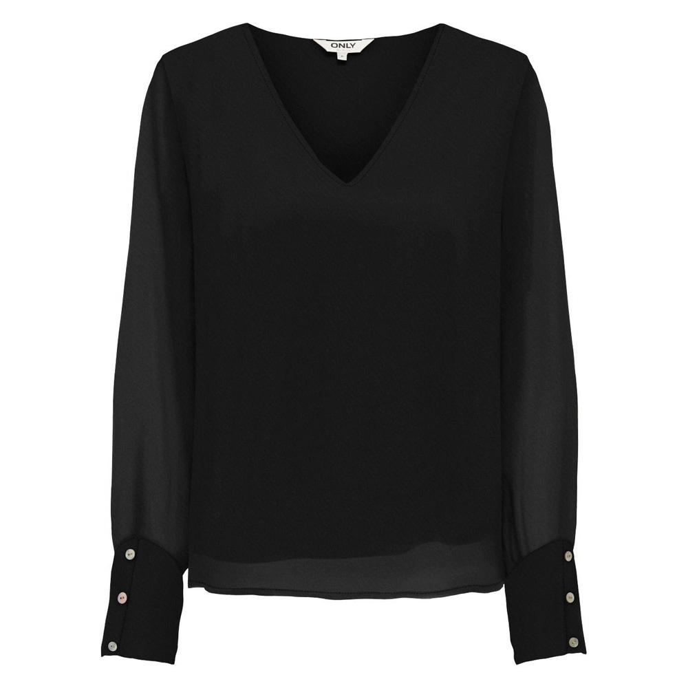 Schwarze Bluse Frau Only Tasha Otl günstig