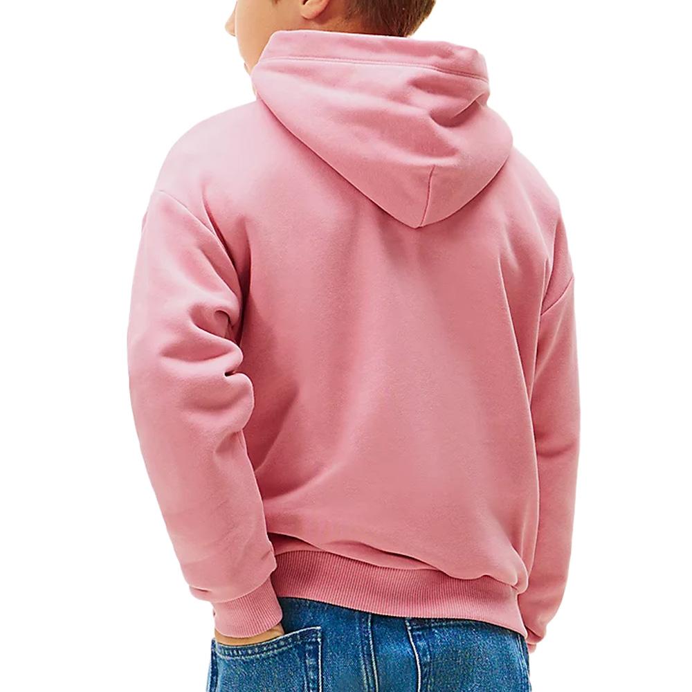 Girl's pink sweatshirt Tommy Hilfiger KS0KS00660 Photo of the Espace des Marques %store% store - view of %key%