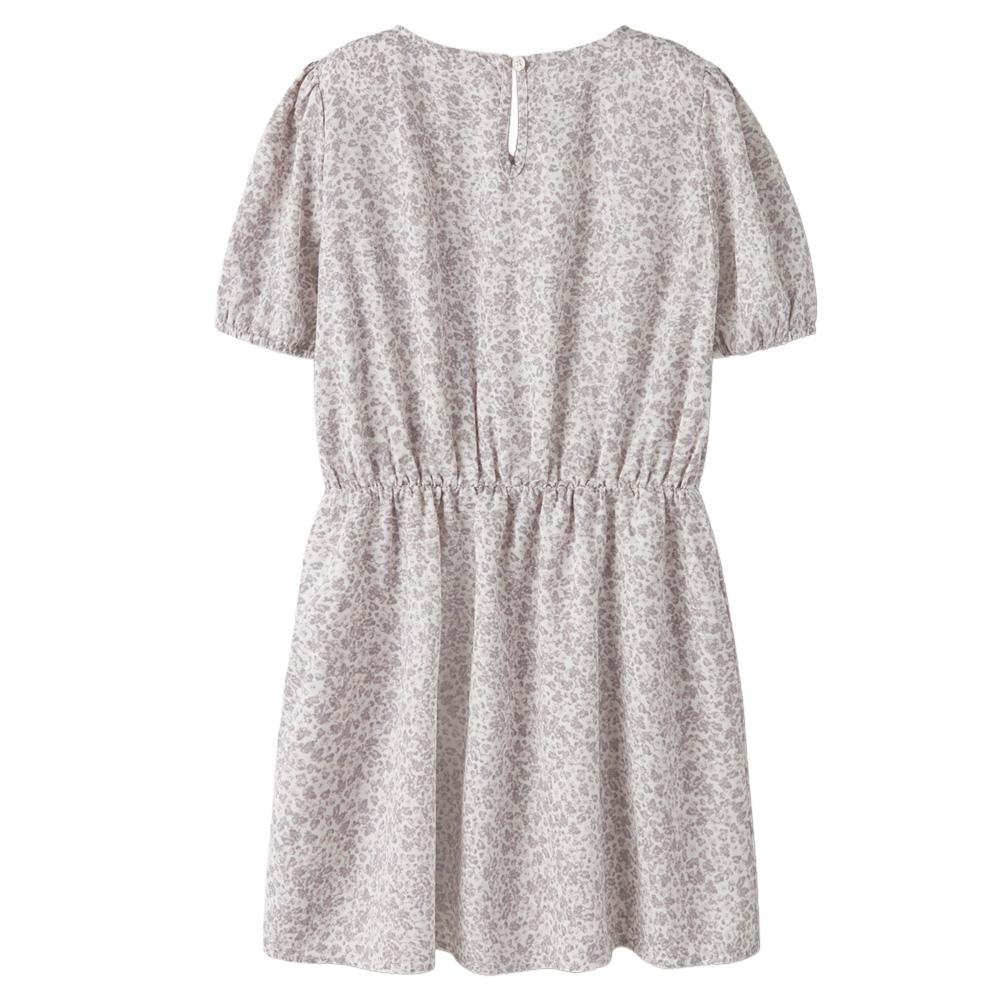 Vestido blanco/violeta para niña «Name it fany» ver 2