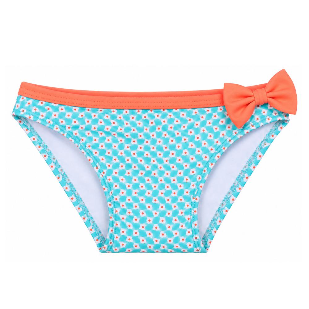 Bas de maillot de bain Bleu/Orange Fille Lagon Bleu Alyssa pas cher