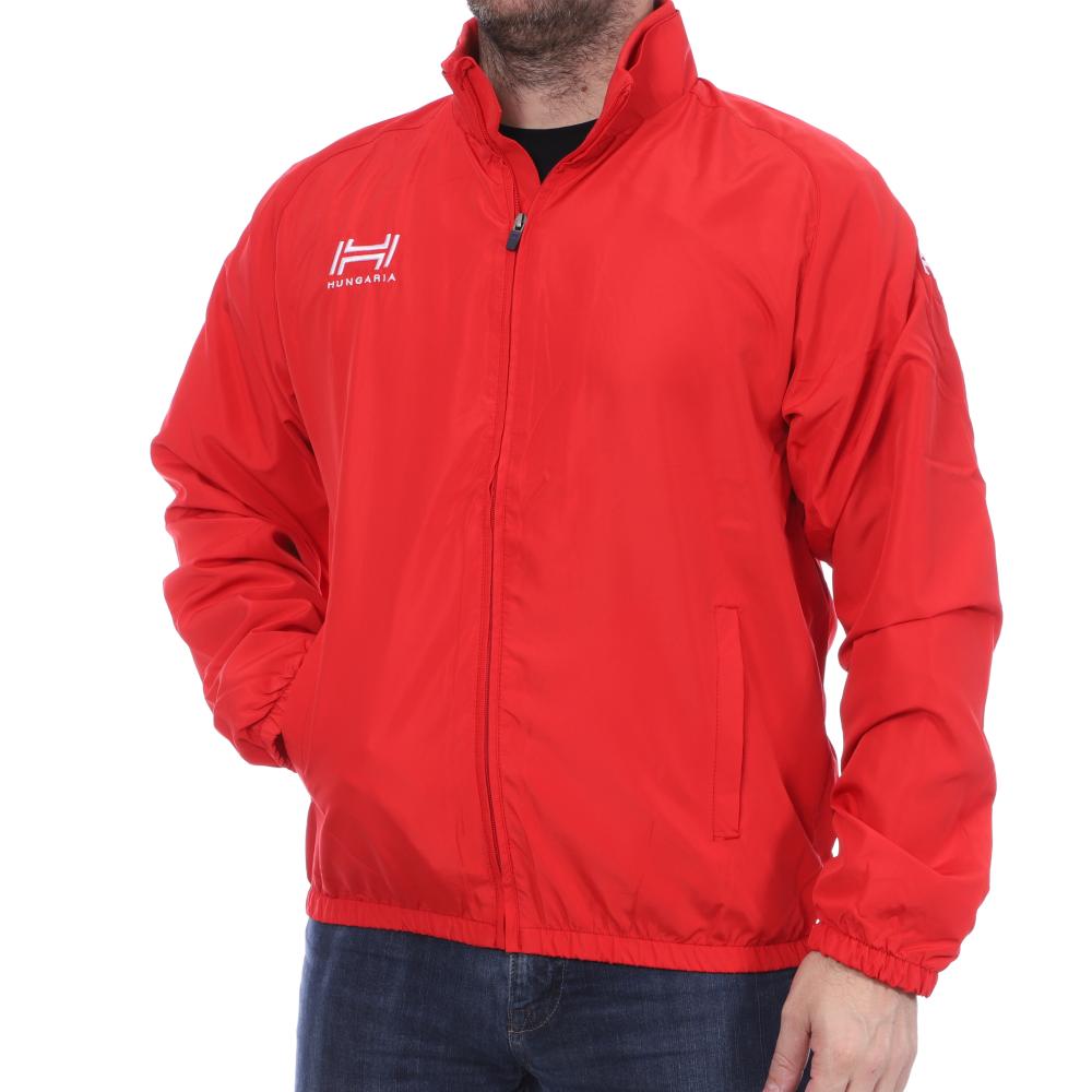 Hungaria TRAINING PREMIUM Men's Red Jacket affordable