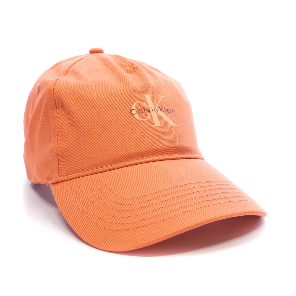 Gorra naranja/amarilla para hombre Calvin Klein Essential ver 2