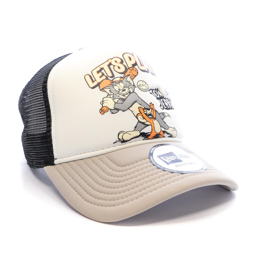 Graue Herren-Kappe von New Era „Tom and Jerry Trucker“ (Tomjer) Ansicht 2