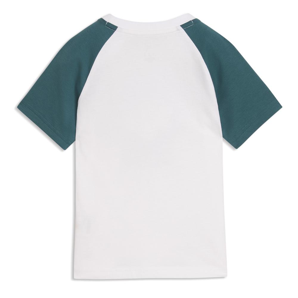 Weiß/Blaues Puma Super Graphic T-Shirt für Jungen Ansicht 2