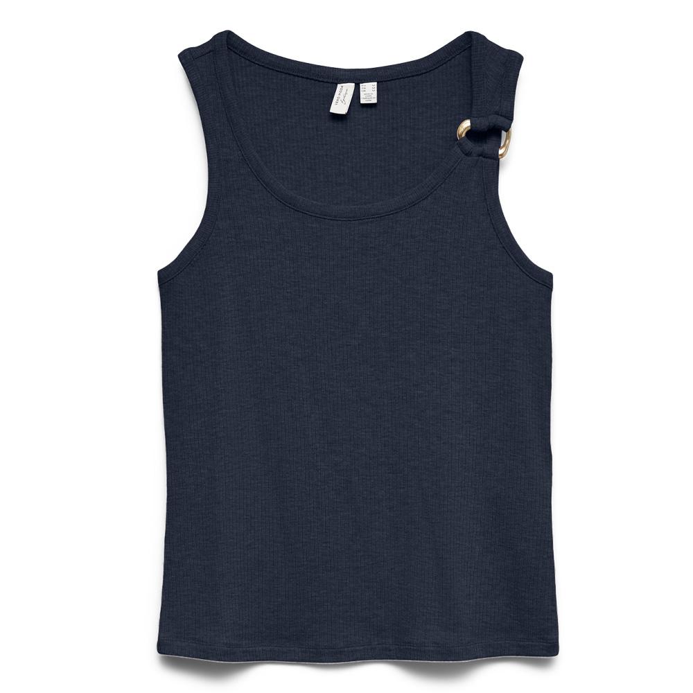 Damen-Tanktop in Marineblau von Vero Moda, Modell „Kiki“ günstig