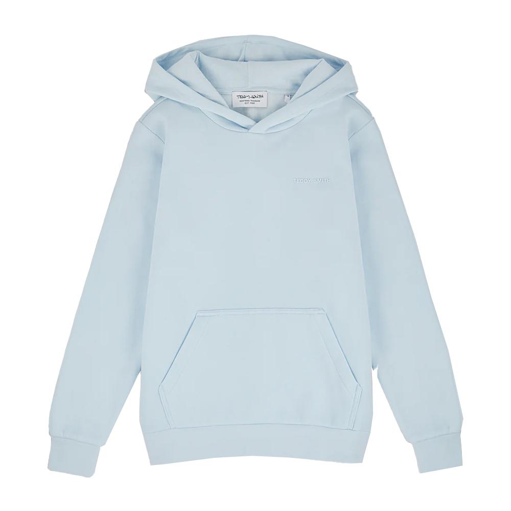 Sweat à Capuche Bleu Clair Homme Teddy Smith nark Hoody pas cher