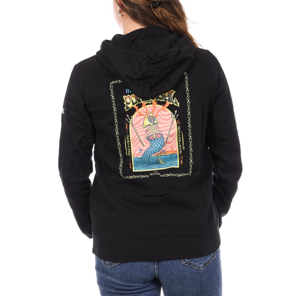 Rip Curl Meo Pro 25 Kapuzenpullover Schwarz Women Ansicht 2