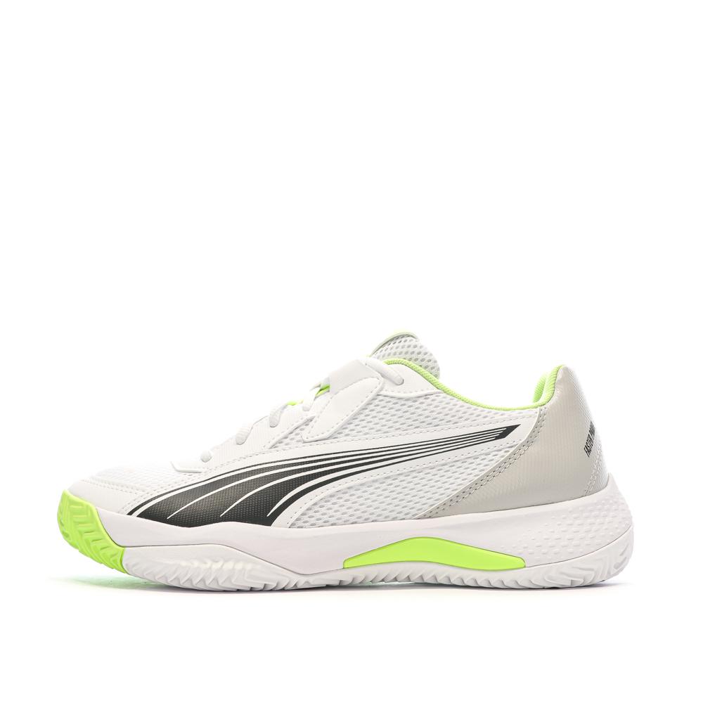 Puma Men's Padel Shoes White/Yellow Nova Court affordable