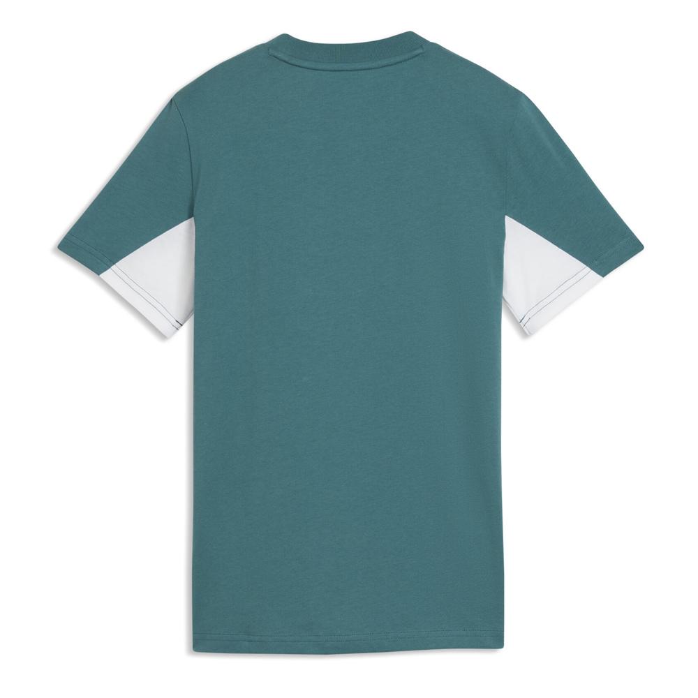 Camiseta verde para niño Puma Ess Block ver 2
