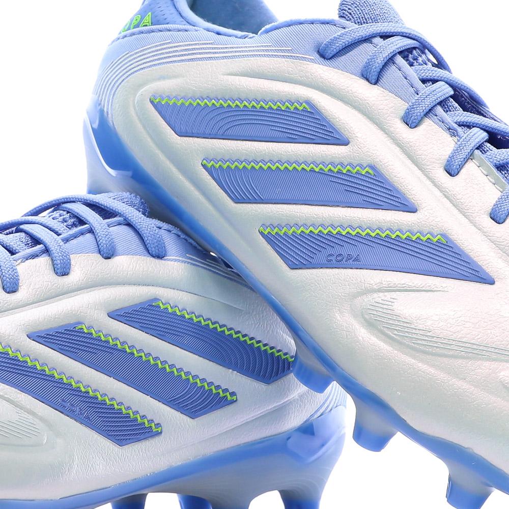 Chaussures de Foot Bleu/Gris Junior Adidas Copa Pure III Elite FG/MG vue 7