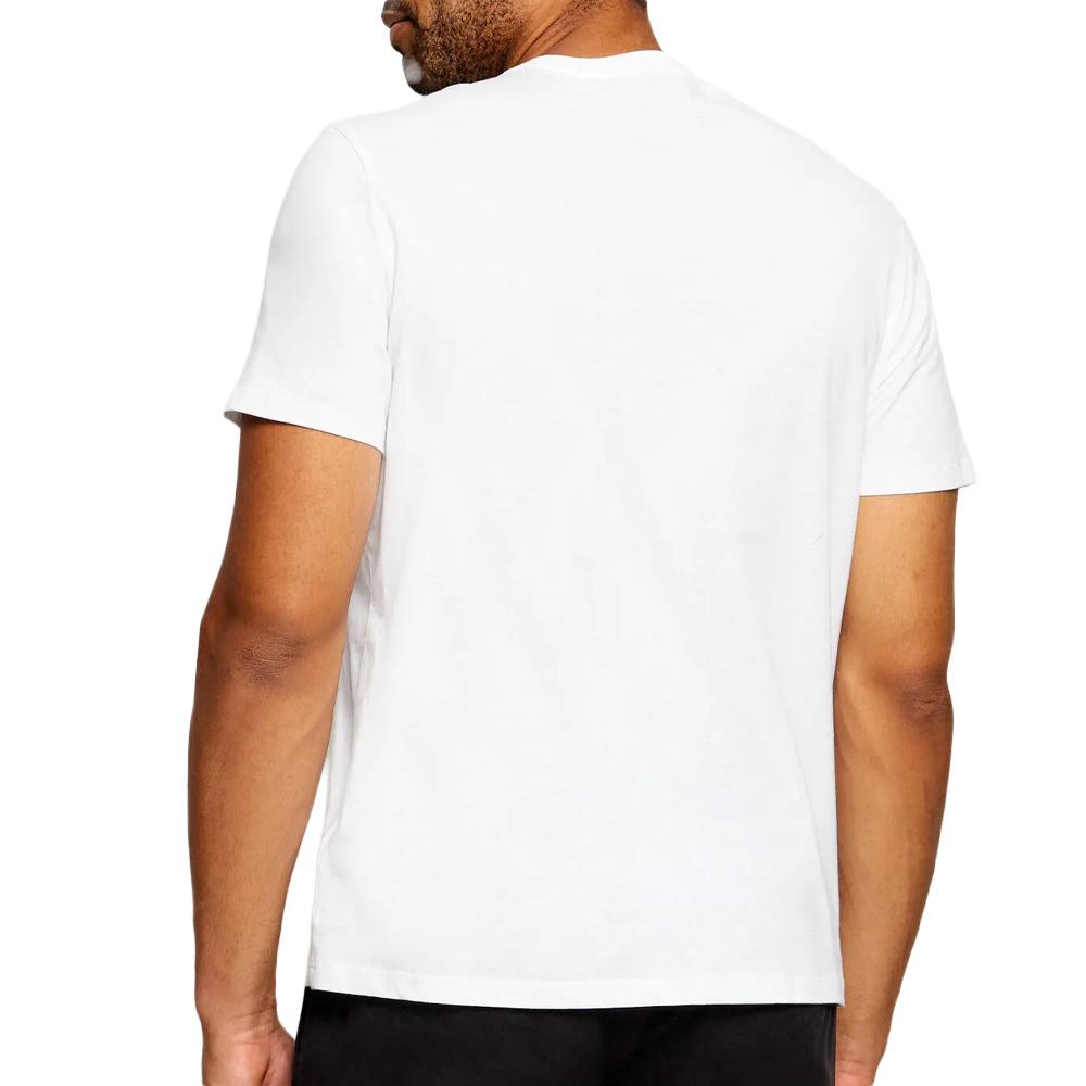Weißes Herren-T-Shirt von Calvin Klein Jeans mit „Script Cal“-Aufdruck Ansicht 2