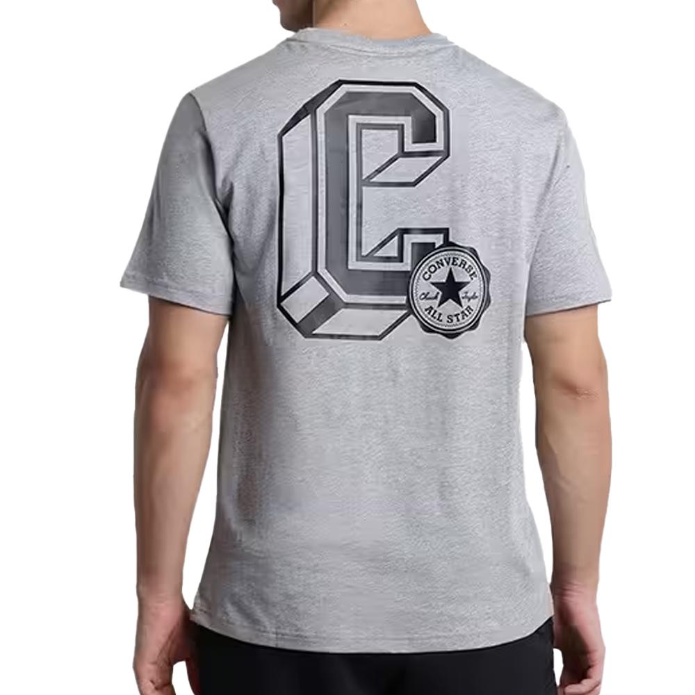 Converse Classic Sport Herren T-Shirt Grau Ansicht 2