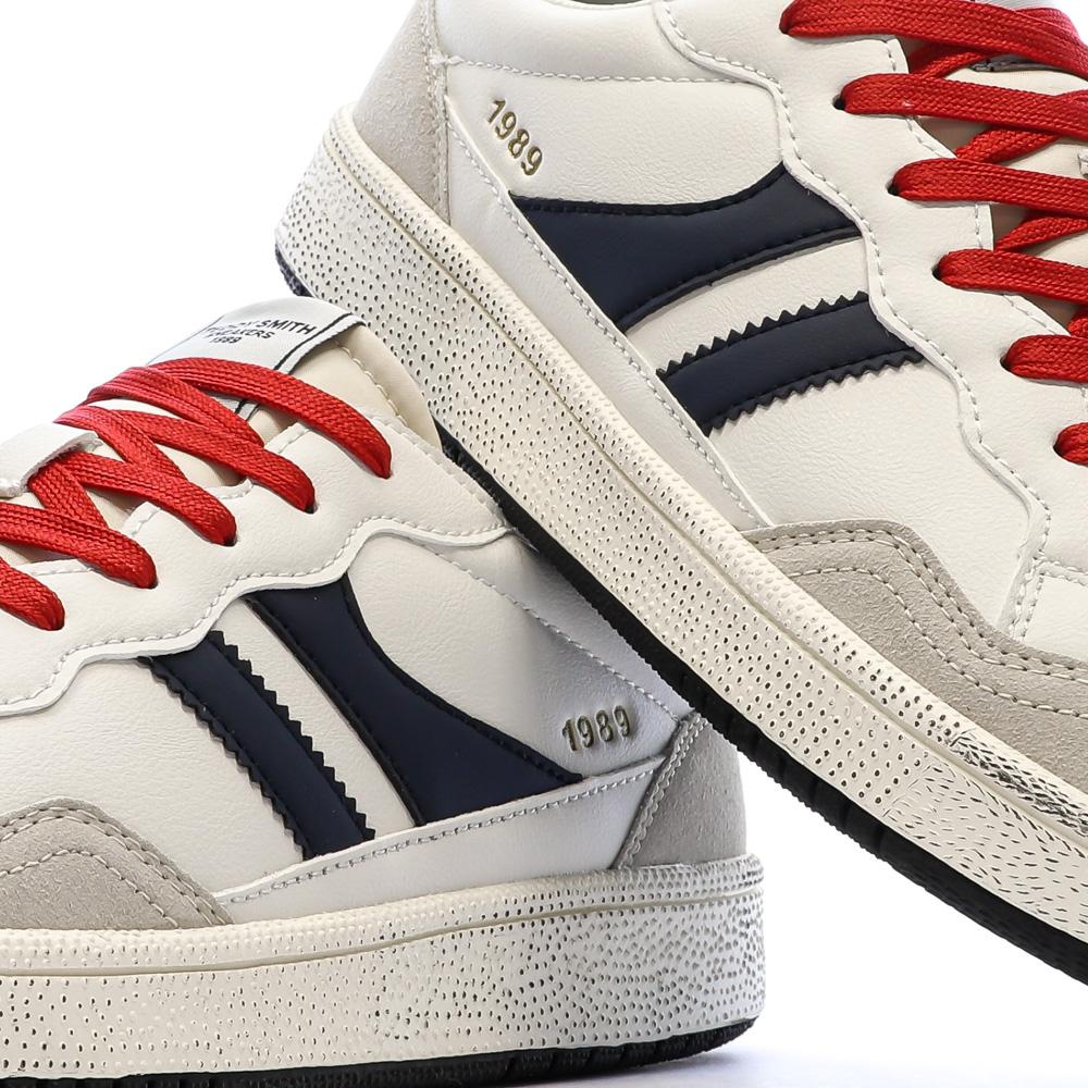 Teddy Smith Zapato White/Navy Men's Sneakers Photo of the Espace des Marques %store% store - view of %key%