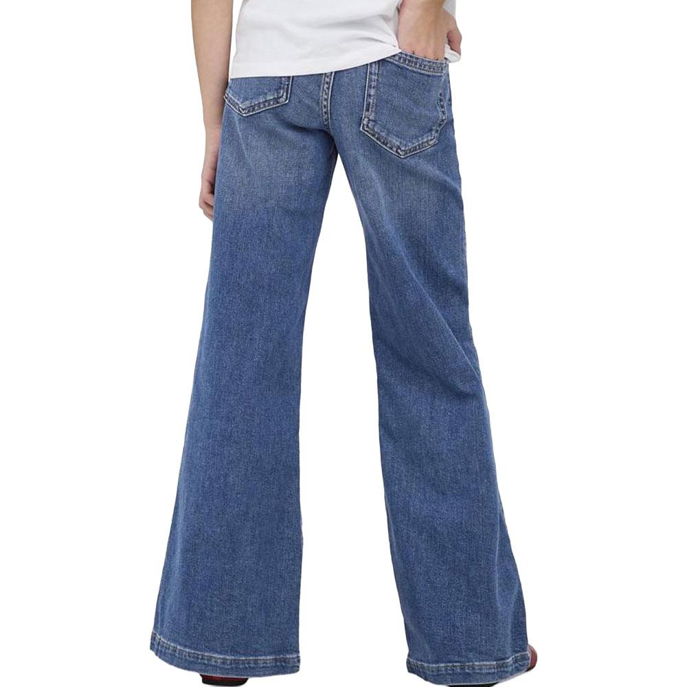 Jean large Bleu Fille Kids ONLY California vue 2