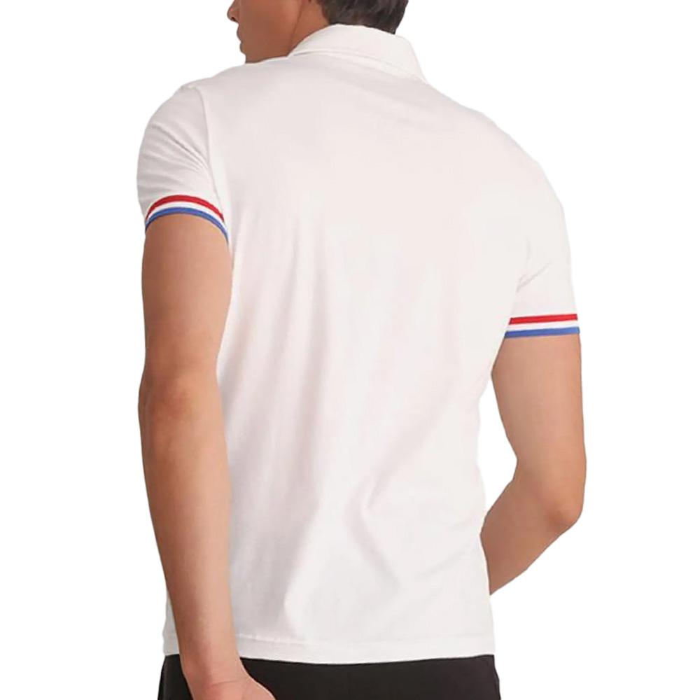 Polo Weiß Herren Le Coq Sportif Ss Presentation Ansicht 2