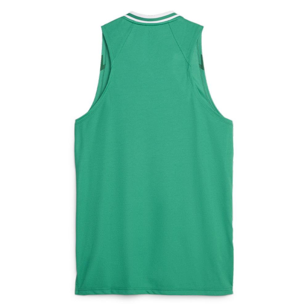 Camiseta de Tirantes Puma Hoops Verde, Hombre ver 2