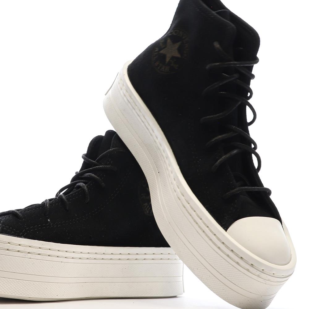 Women's Black Sneakers Converse Chuck Taylor All Star Suede Photo of the Espace des Marques %store% store - view of %key%