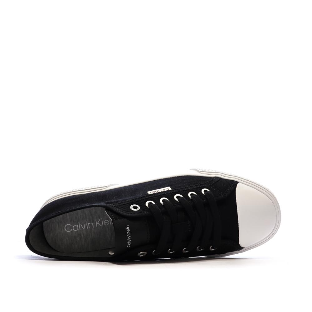 Schwarze Damen-Sneaker von Calvin Klein Jeans, Vulc Laceup Ansicht 4